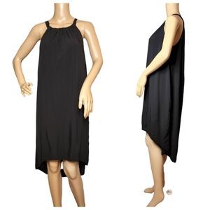 Splendid black sleeveless high low dress. Rayon.  Size small